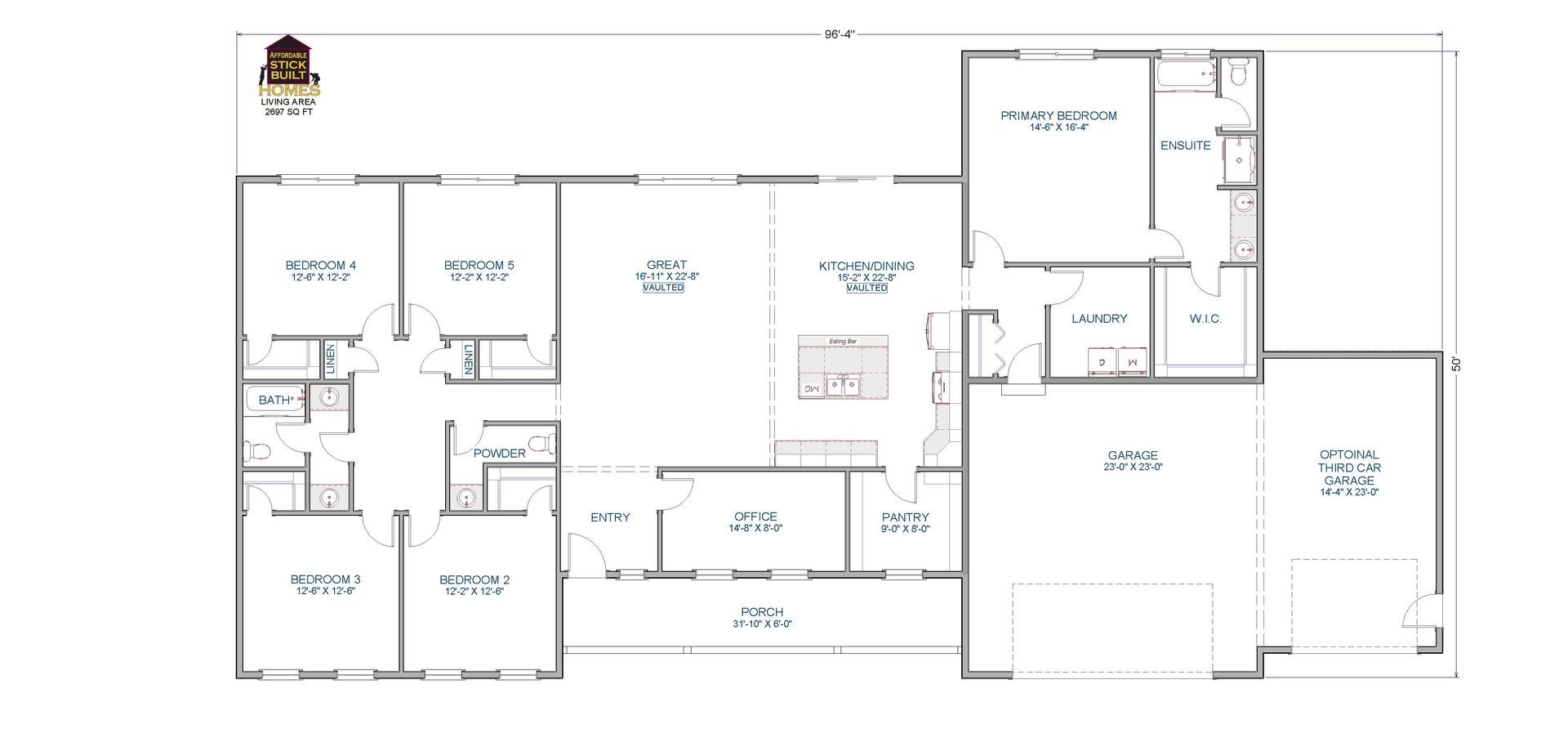 A black and white floor plan of a house