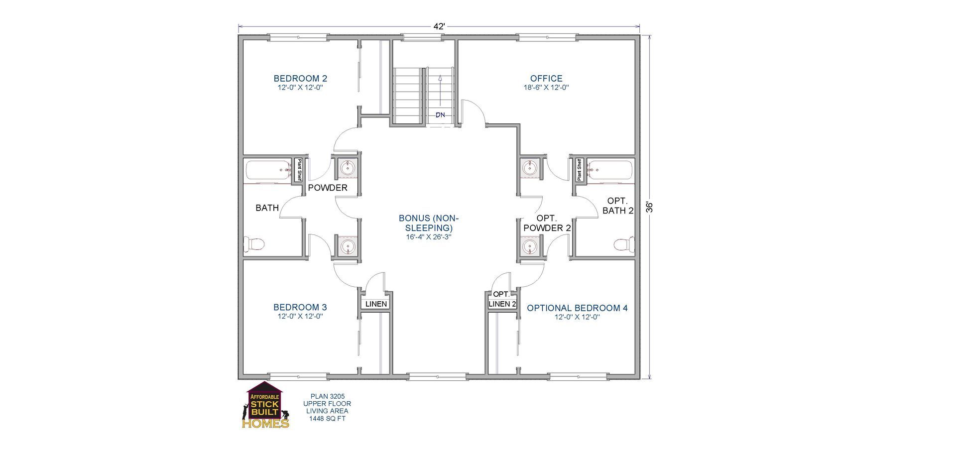 A black and white floor plan of a house.