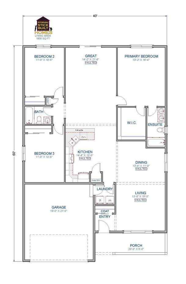 A black and white floor plan of a house