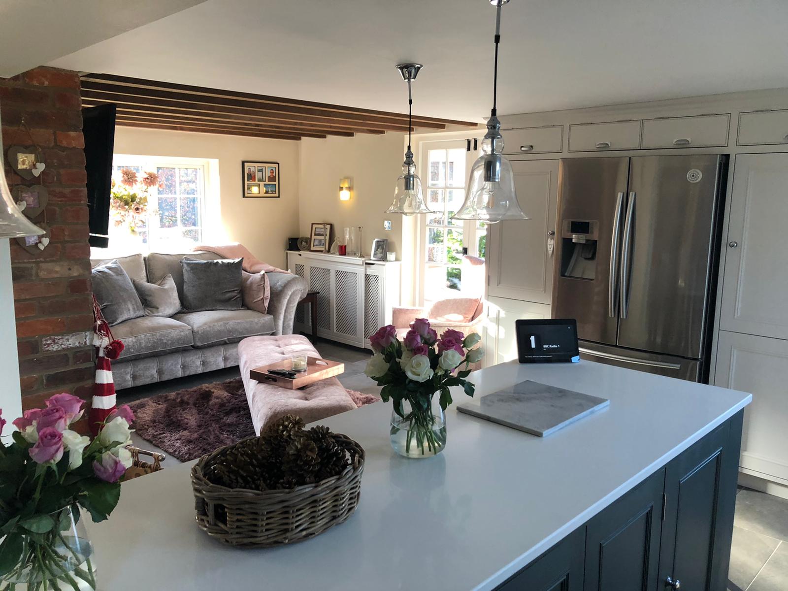 Living and dining area renovation