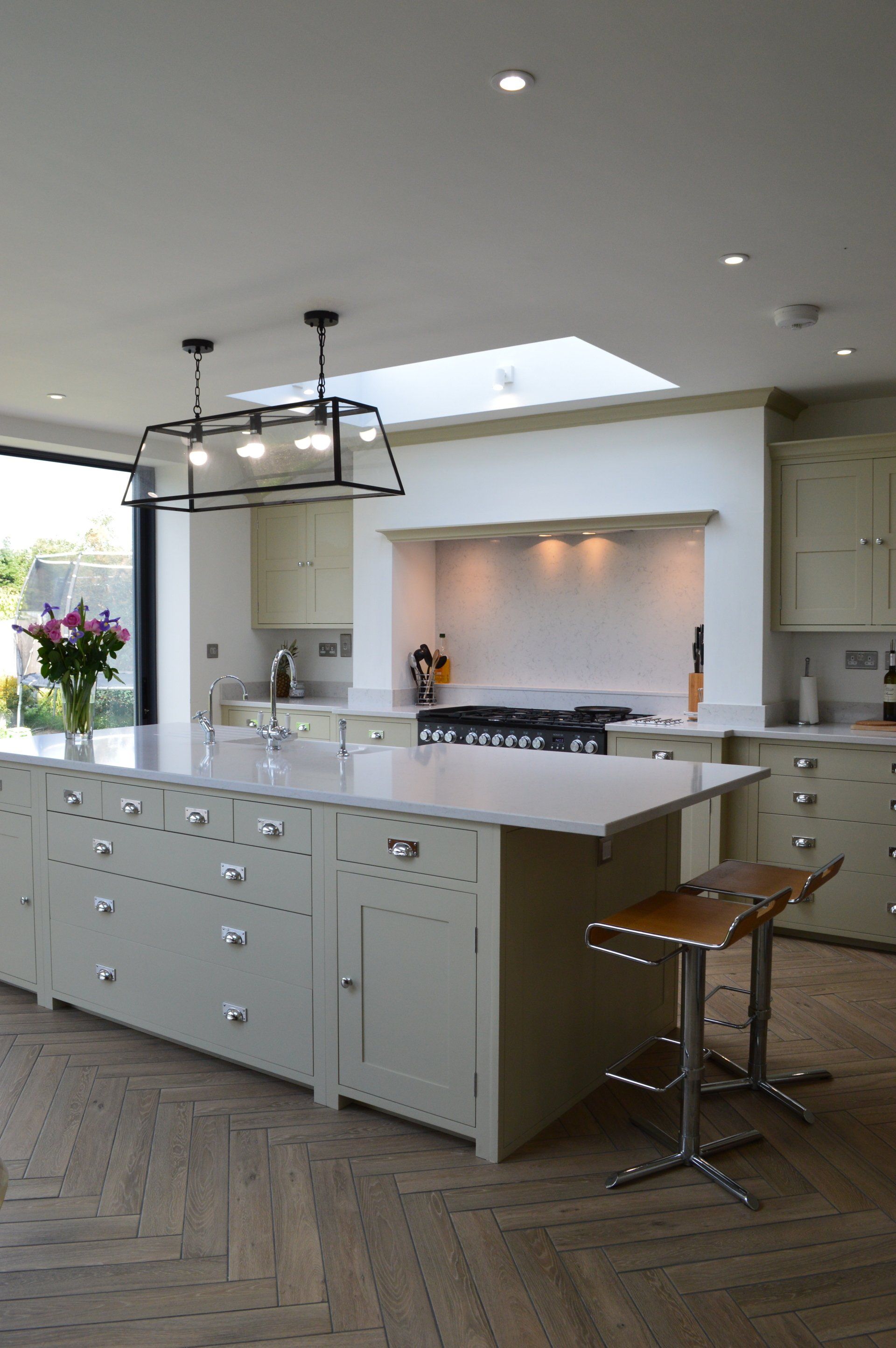 Timeless, contemporary shaker kitchen for Richard McLellan, Wash Common in 2018