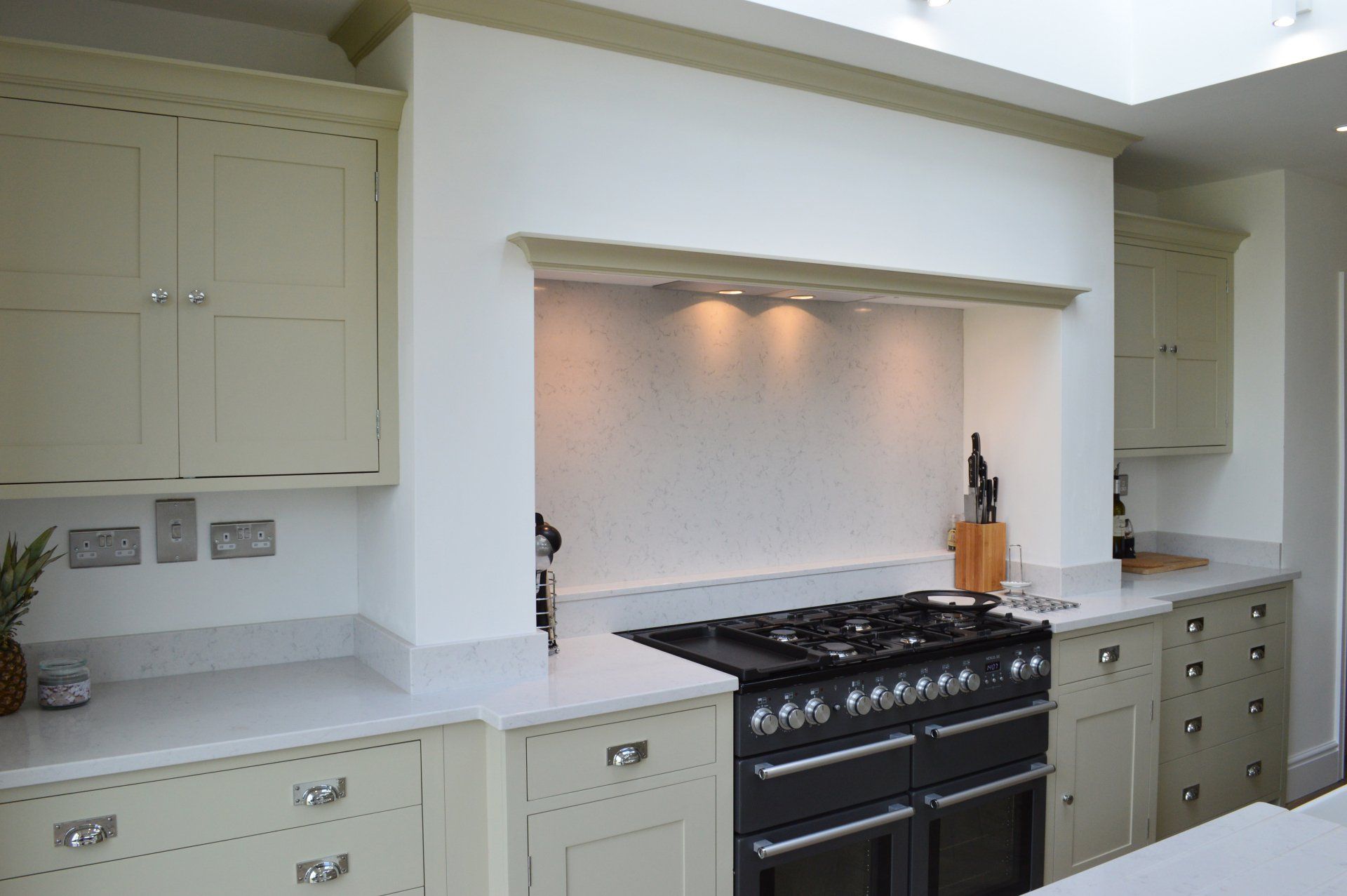 Timeless, contemporary shaker kitchen for Richard McLellan, Wash Common in 2018
