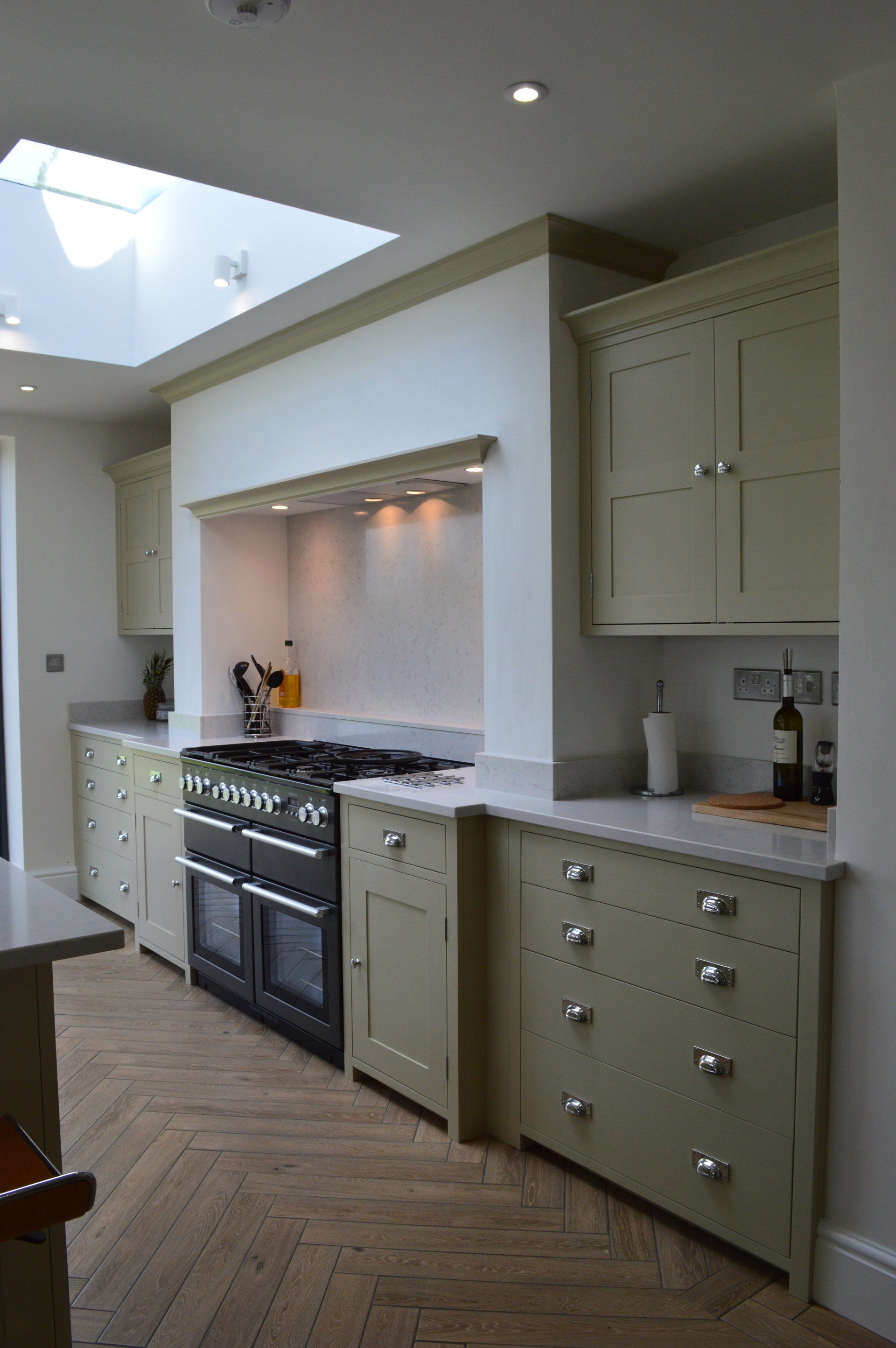 Timeless, contemporary shaker kitchen for Richard McLellan, Wash Common in 2018