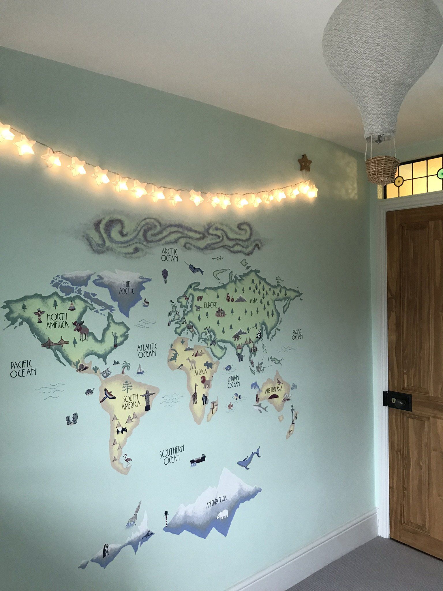 Mural project in nursery