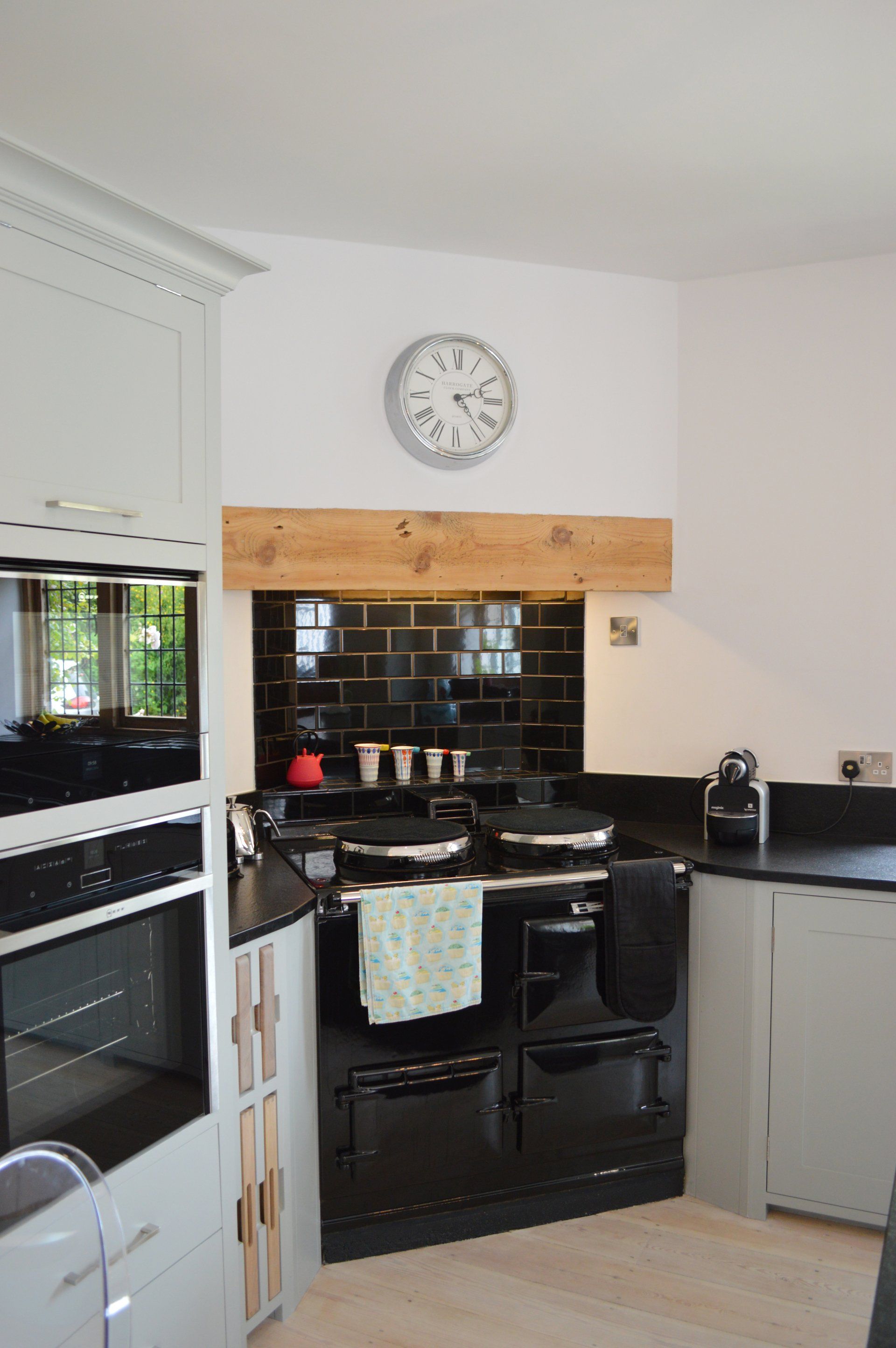 Timeless, shaker country kitchen for Rosie Ginn, Burghclere in 2016