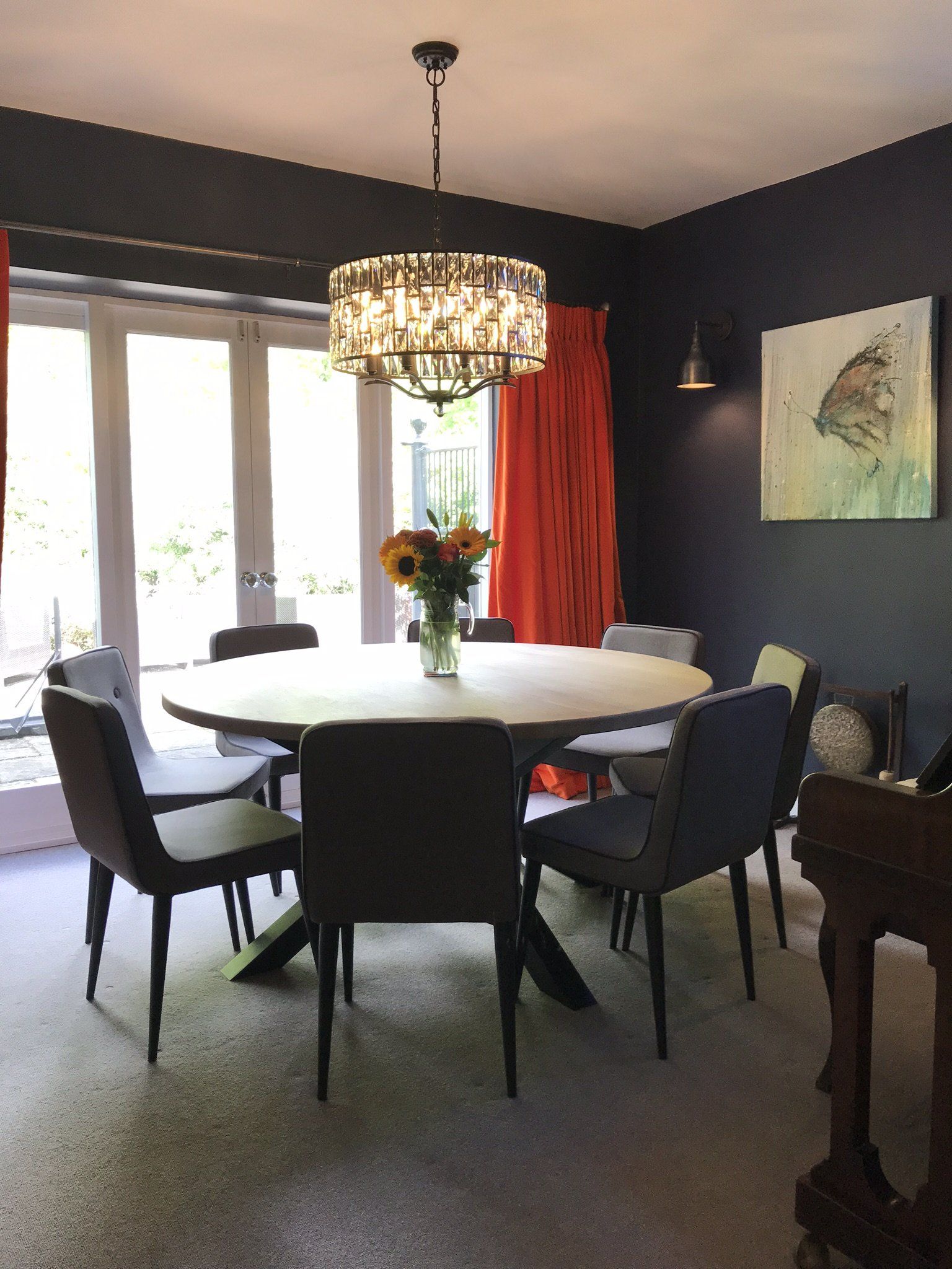 Simple family dining room completed in Burghclere, 2019