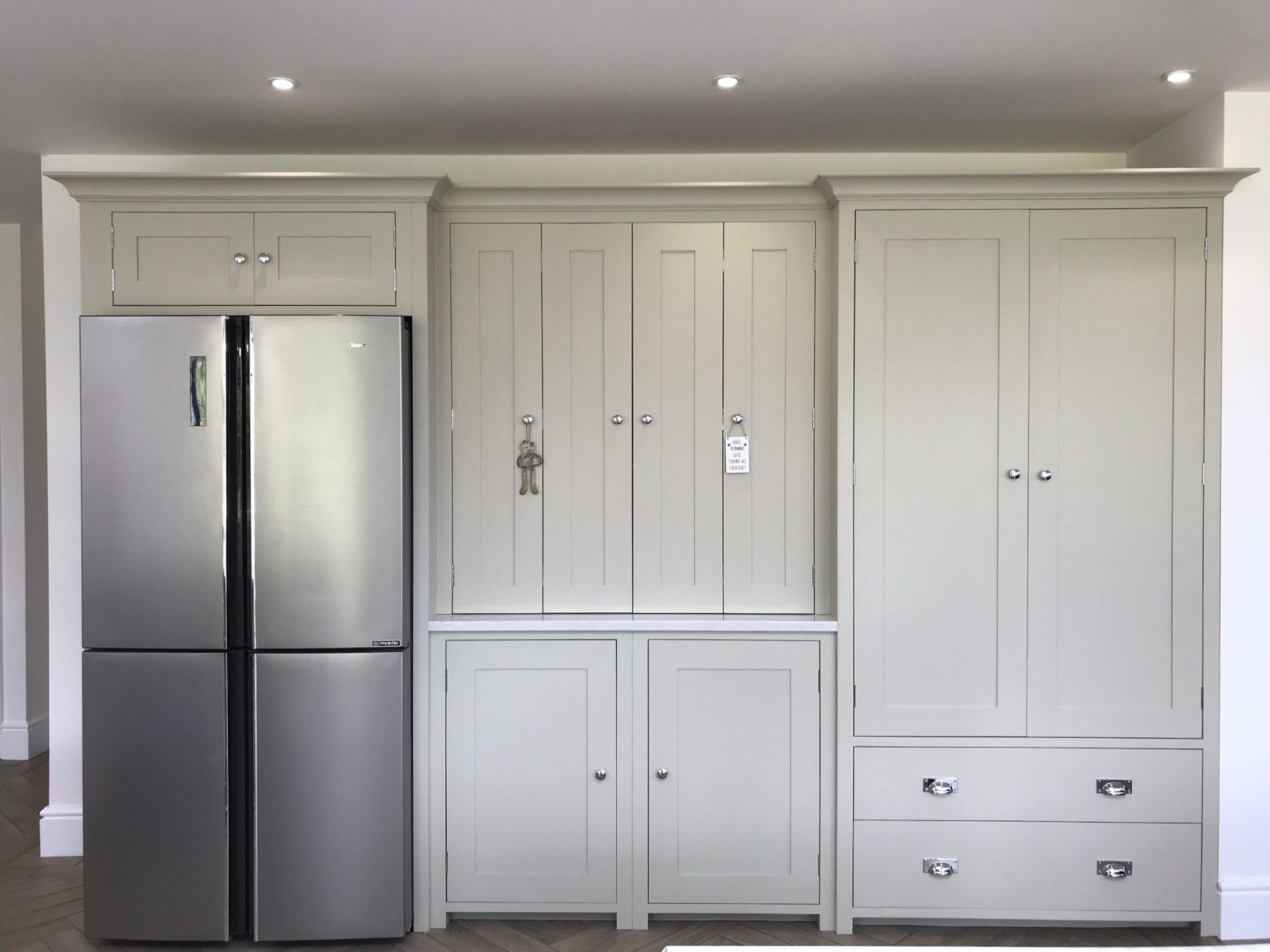 Timeless, contemporary shaker kitchen for Richard McLellan, Wash Common in 2018