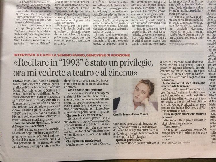 Intervista a Camilla Favro