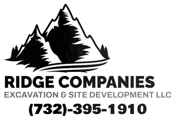 Ridge Companies LLC branding for excavation, utility repair, and site development projects.