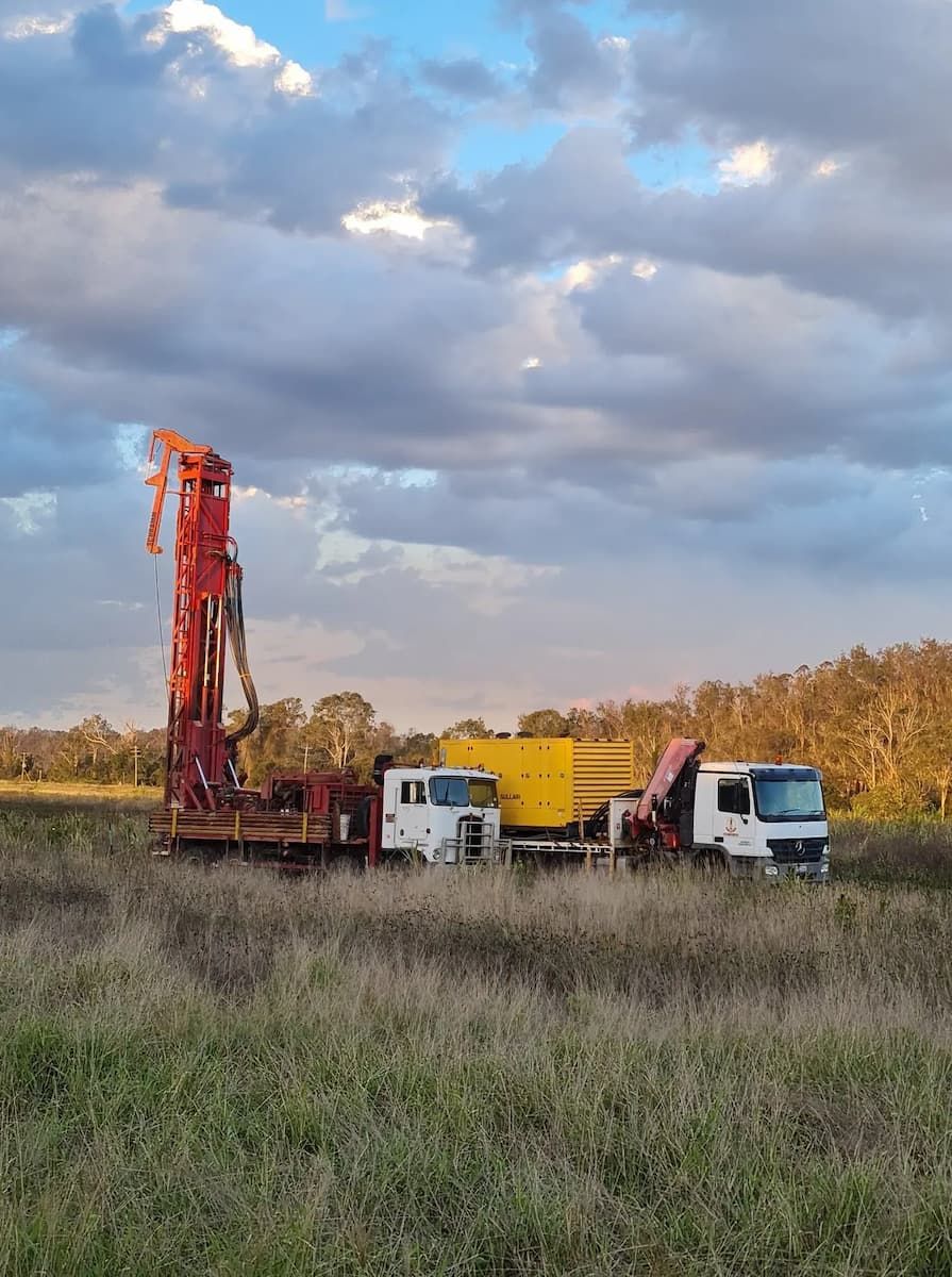 Heavy Equipment Used for Building Water Boreholes — Grid Drilling in Kingaroy, QLD