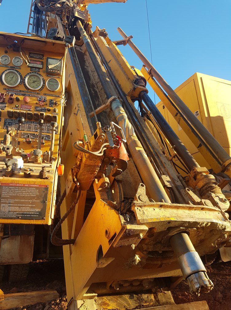 Mineral Exploration rig— Grid Drilling in Agnes Water, QLD