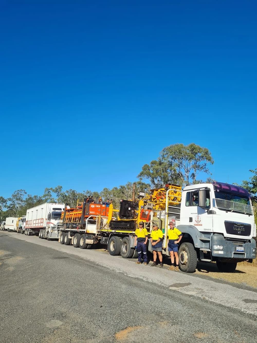 Rental Fleet of Heavy Equipment — Grid Drilling in Bucca, QLD