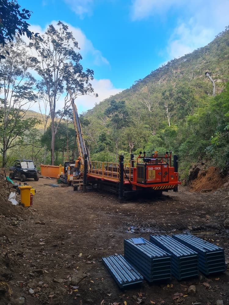 Mineral Exploration Activities Taking Place in the Mountain — Grid Drilling in Bucca, QLD