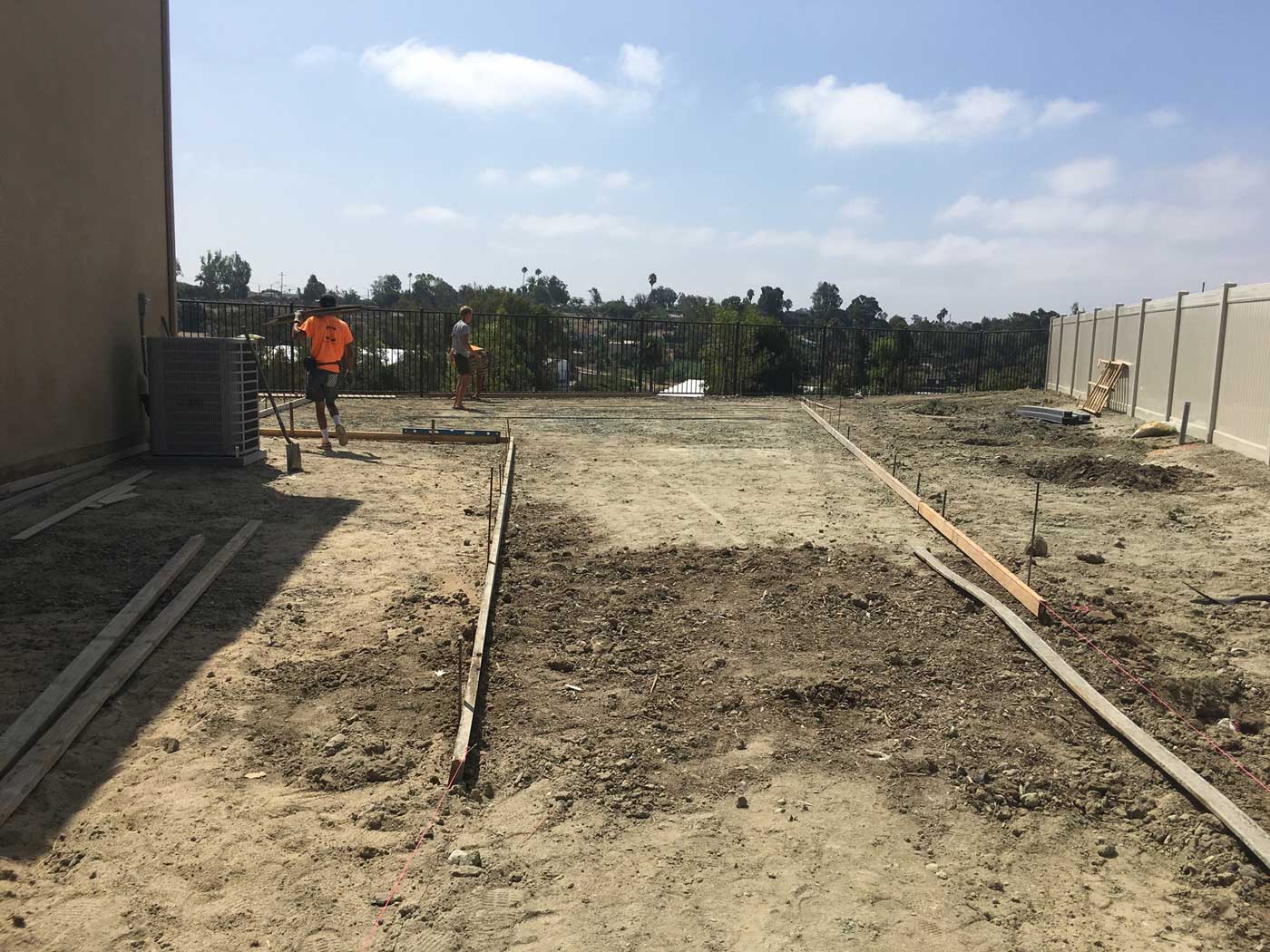 Landscaping Area — Vista, California — Hoaglund and Sons Concrete