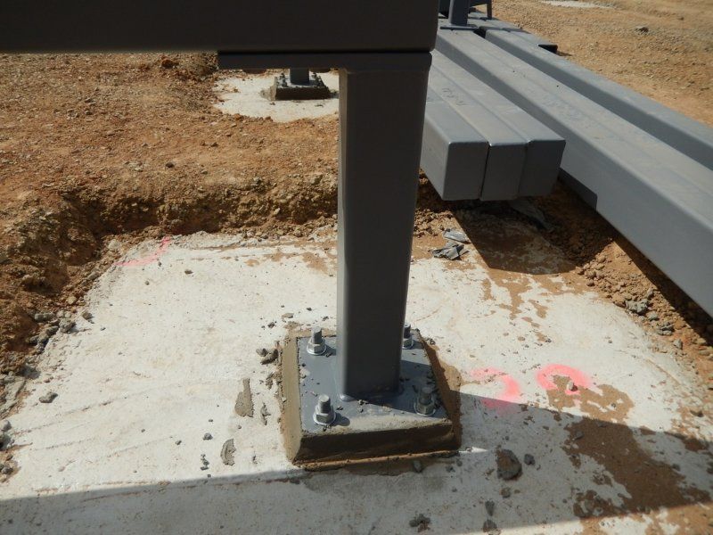 Metal Structure is Being Built in the Dirt — Mawson Constructions in Kialla, VIC