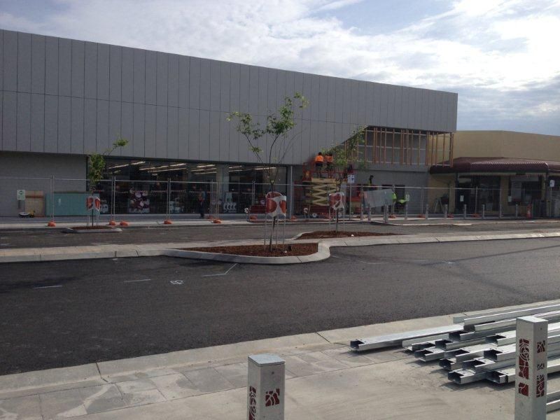 Large Building with New Road Built — Mawson Constructions in Kialla, VIC