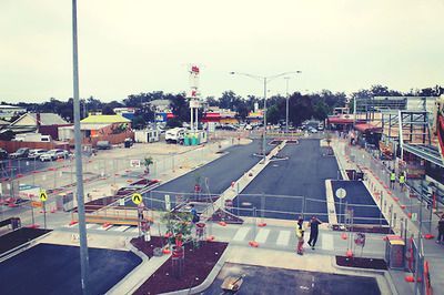 Construction Site with a Fence Around It — Mawson Constructions in Kialla, VIC