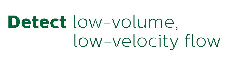 Detect Low-Velocity Flow