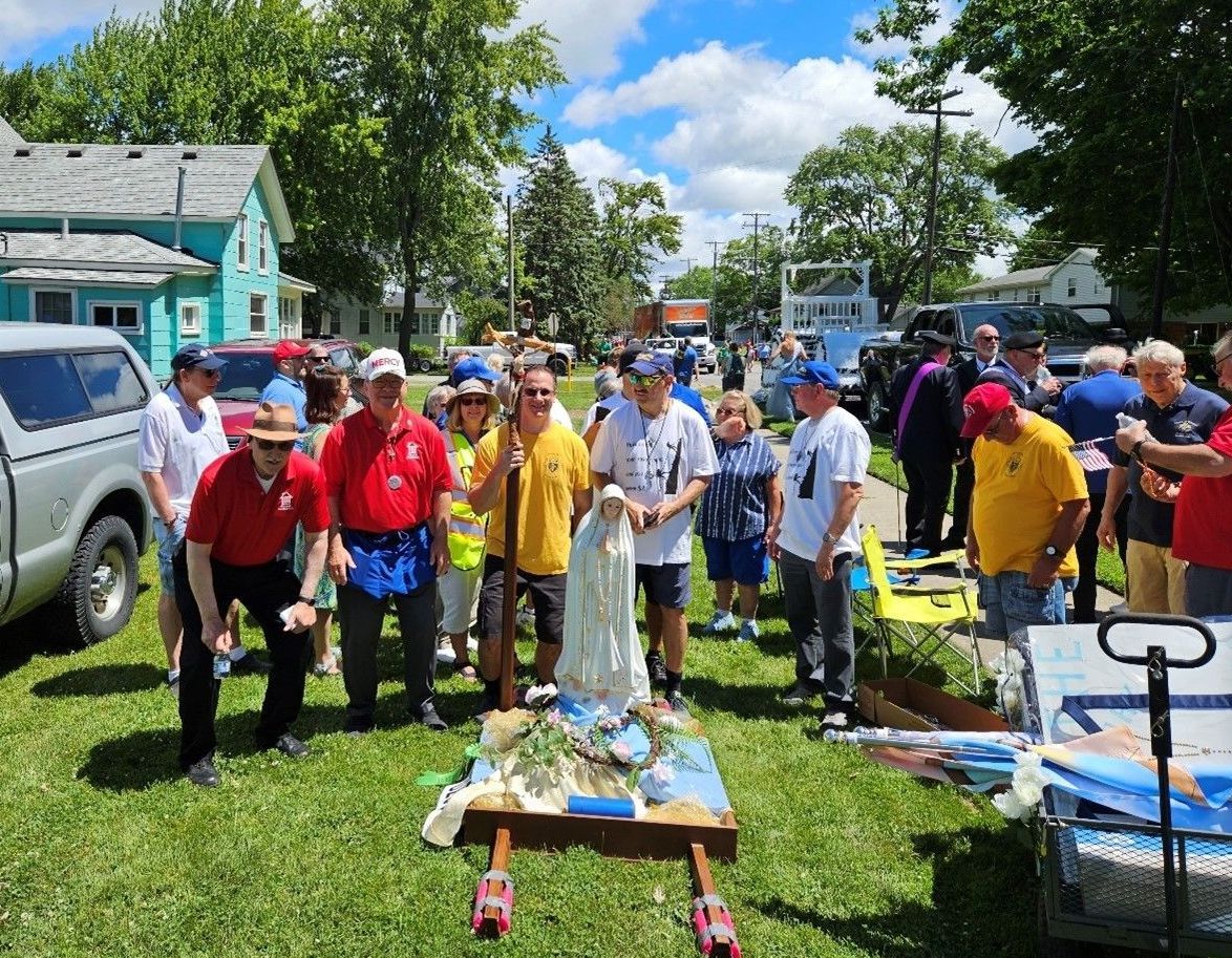 Men of the sacred hearts fish fry