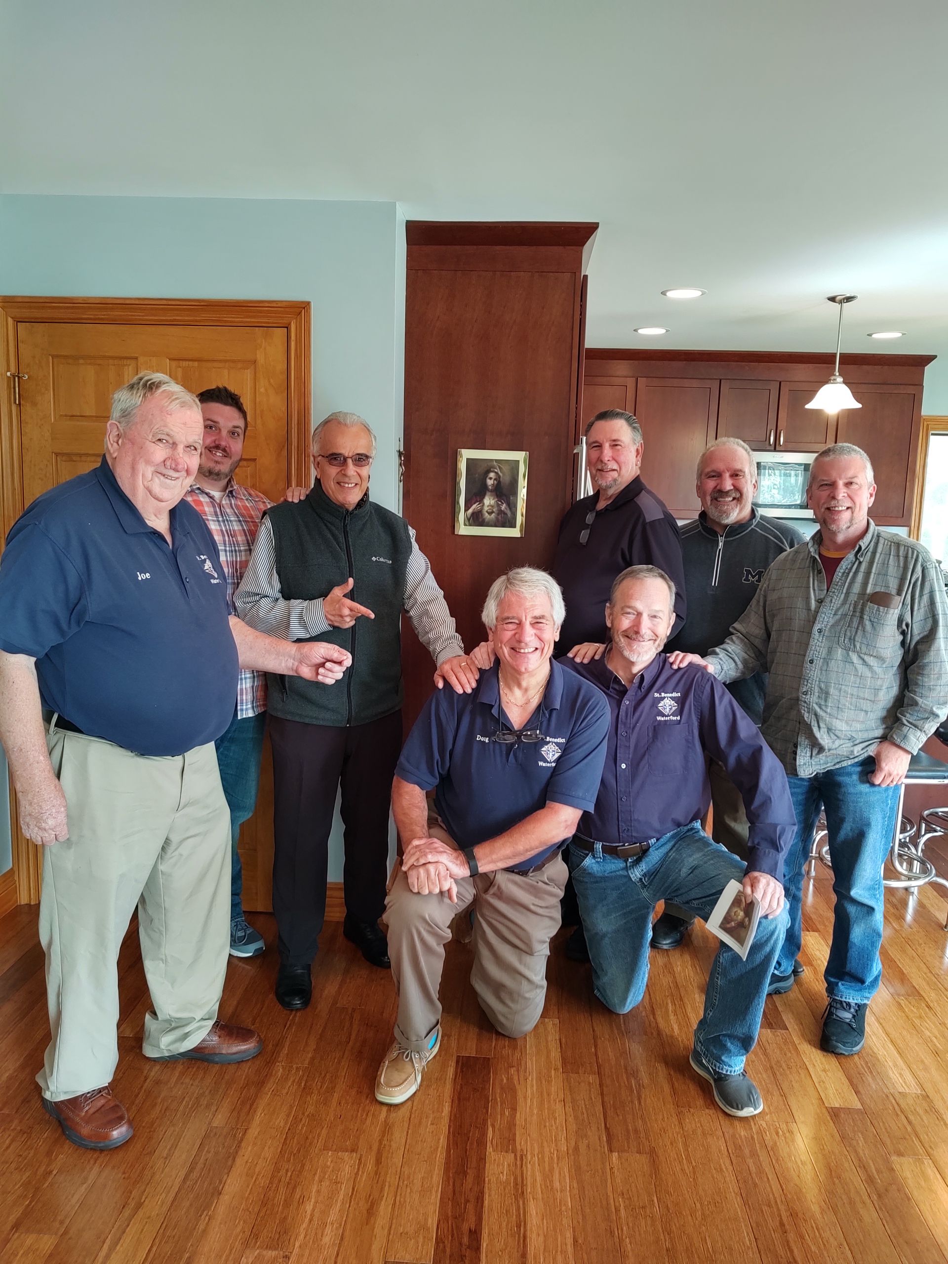 Knights of Columbus with Men of the Sacred Hearts