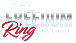 The logo for the let freedom ring festival