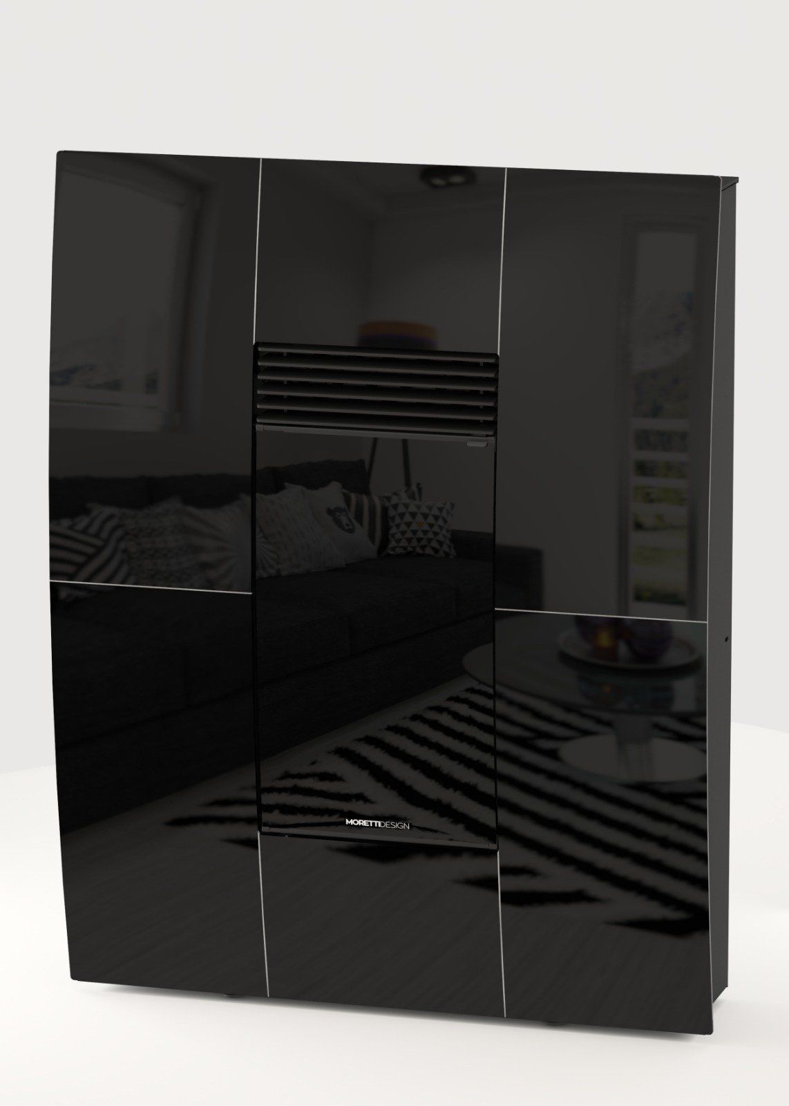 Stufa a pellet Moretti Design - Modello Turbo Compact