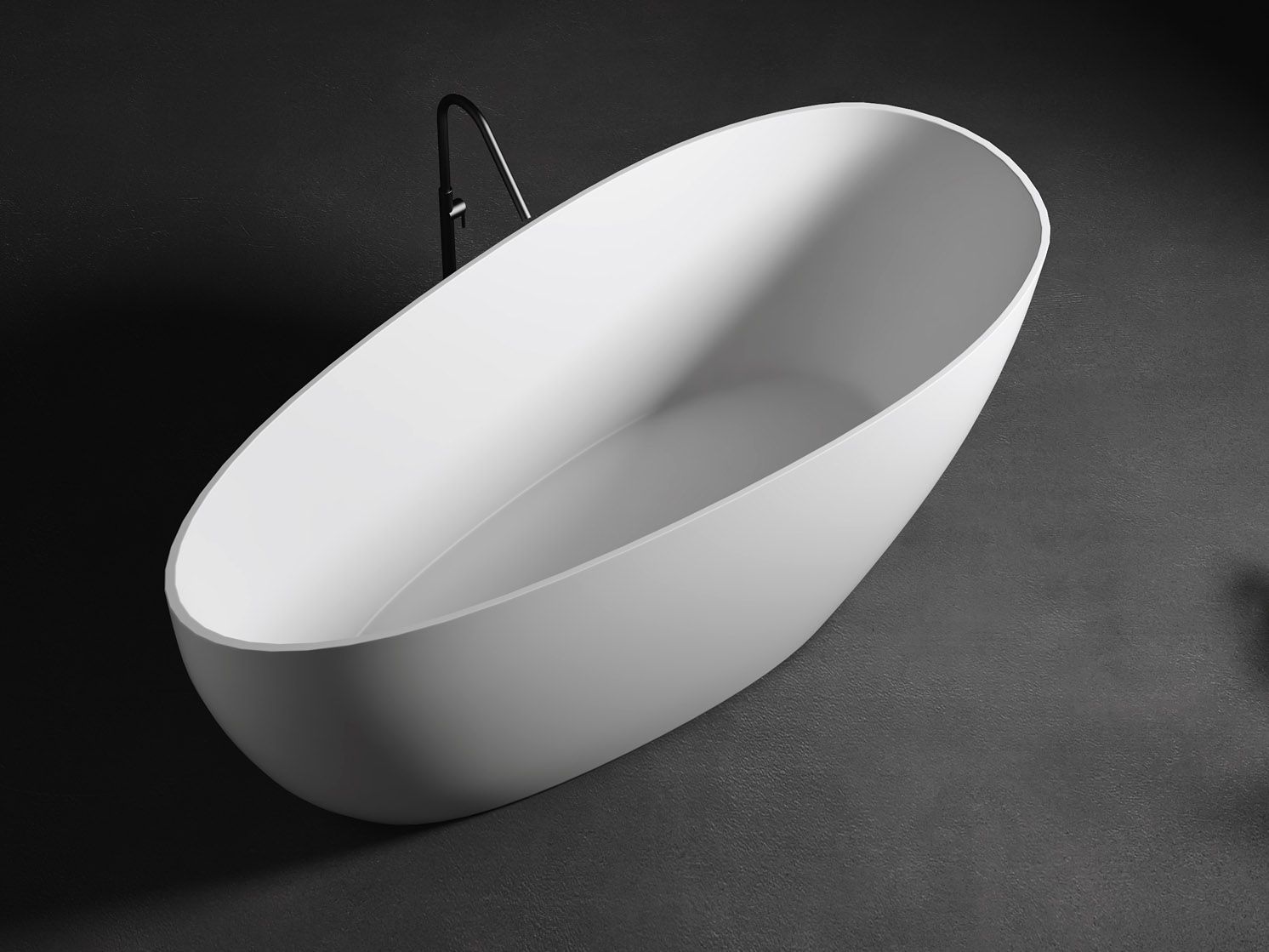 vasca centro stanza relax design