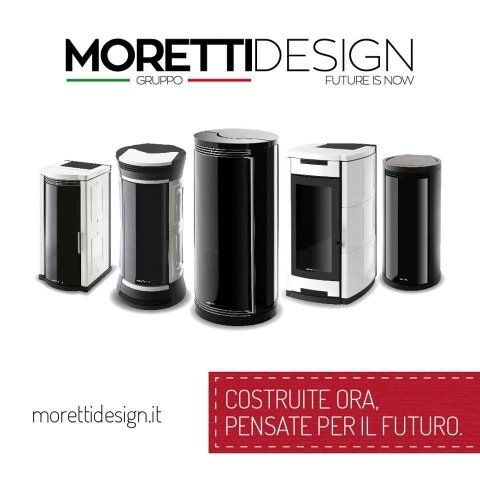 Stufa a pellet Moretti Design