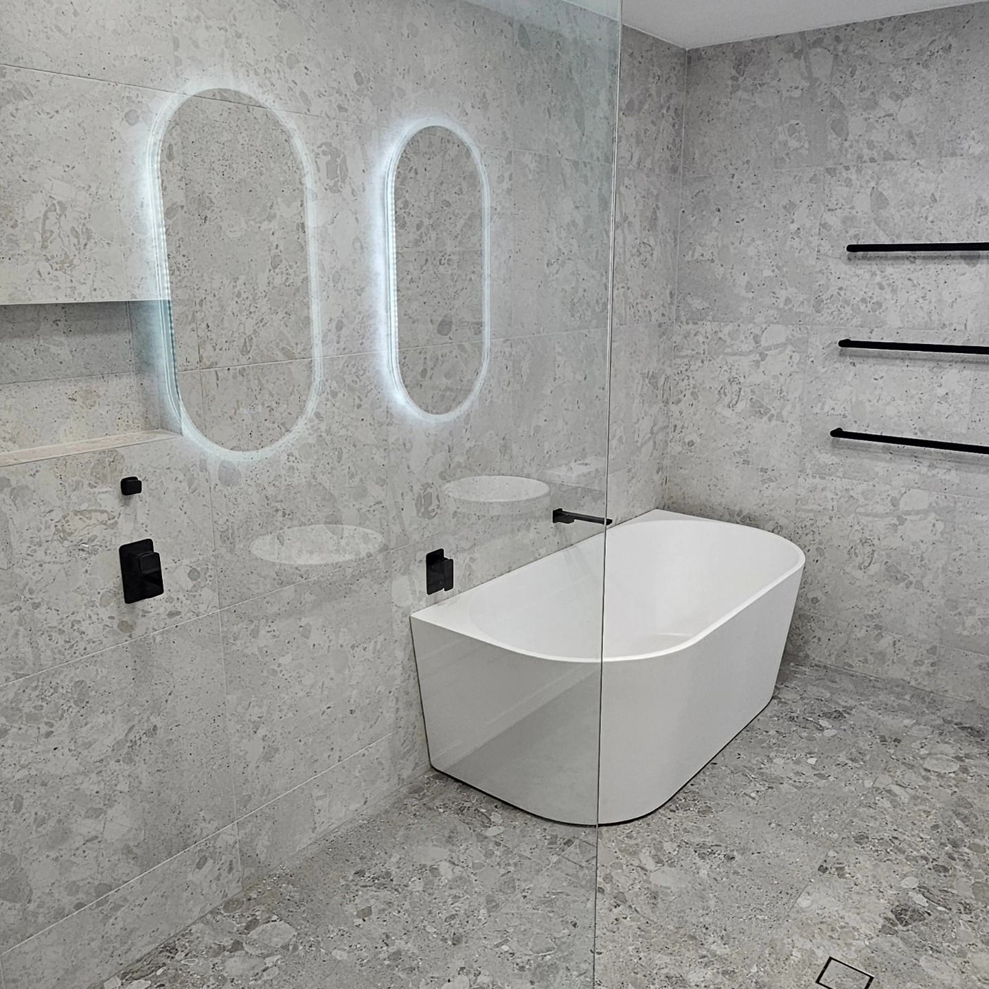 A Kitchen With White Cabinets — The Kitchen & Bathroom Doctor in Medowie, NSW