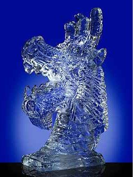 bottle shaped ice