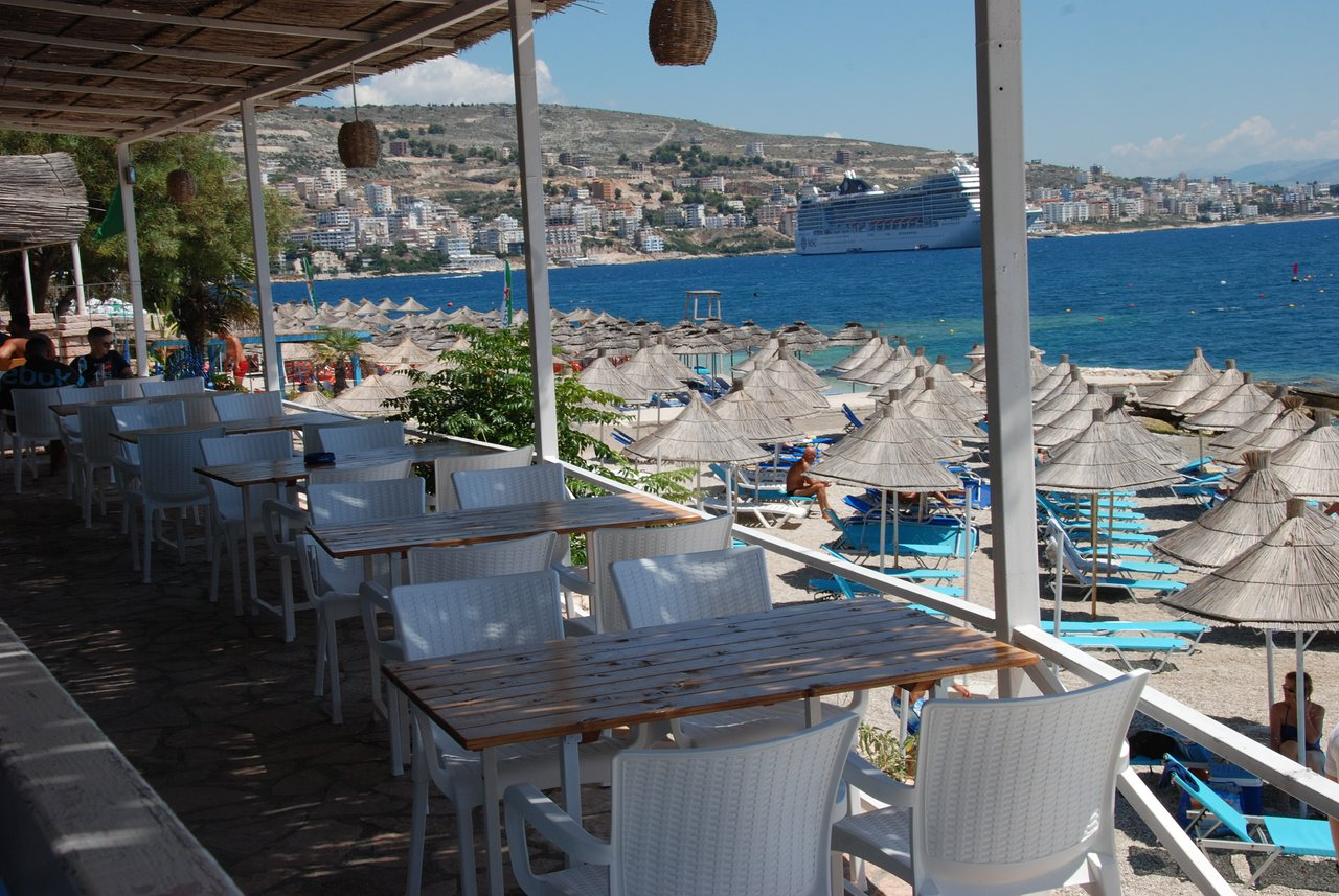 Restaurants Along the Beach in south albania