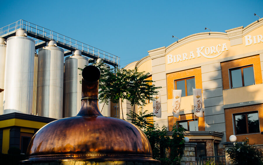 Enjoy a refreshing beer at Korça Beer Factory
