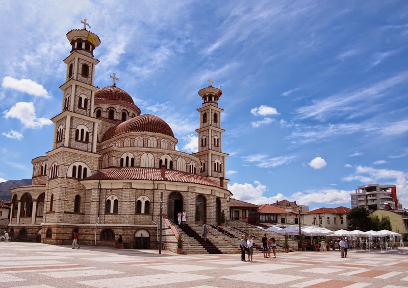 The beautiful Cathedral of Korça