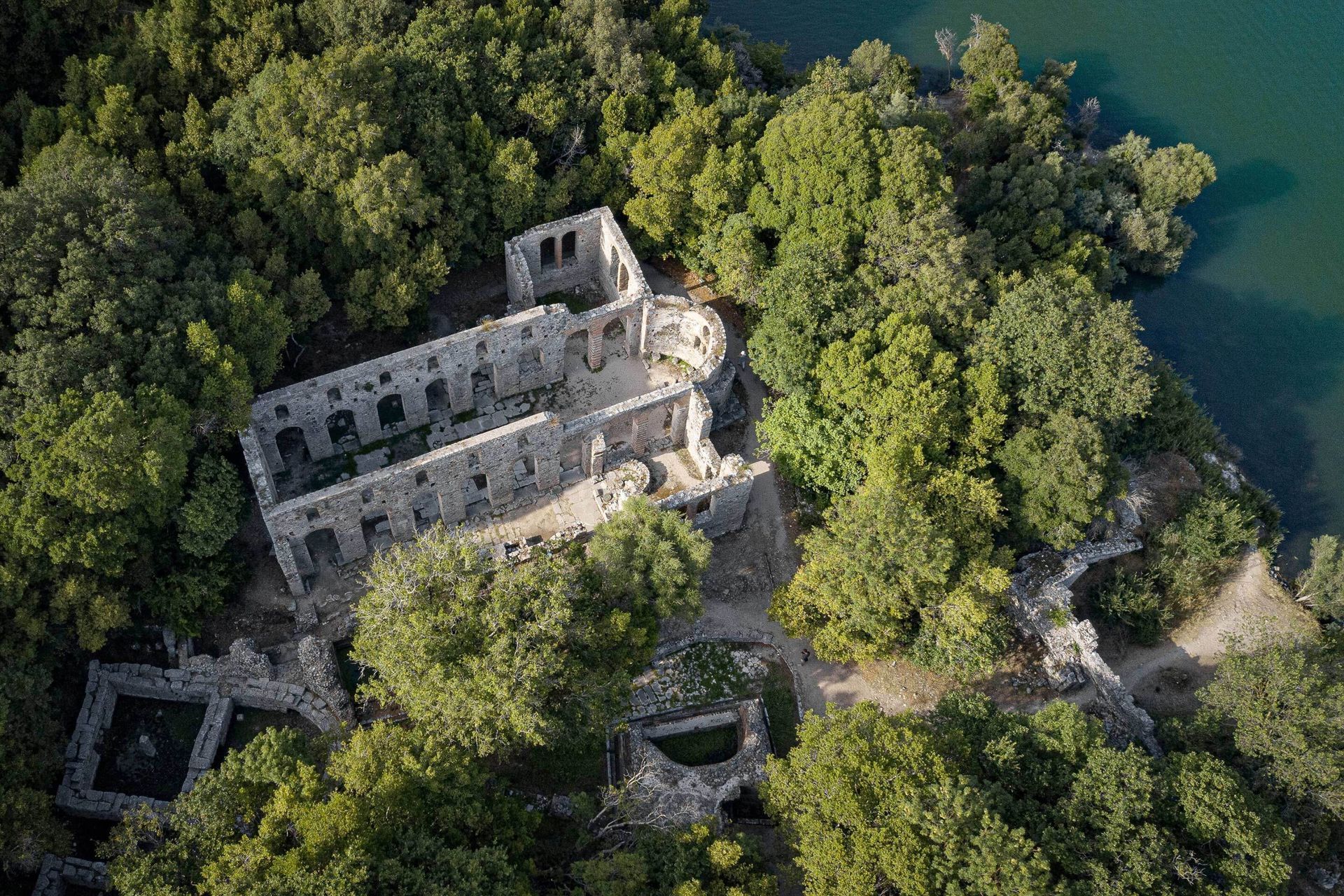 butrint national park the great basilica