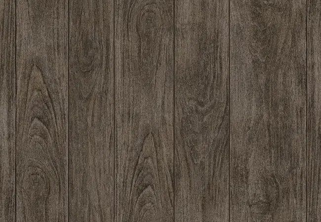 Un gros plan d'une membrane de PVC de couleur planche de chêne royal