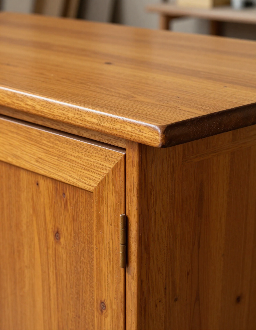 Superficie restaurada en madera