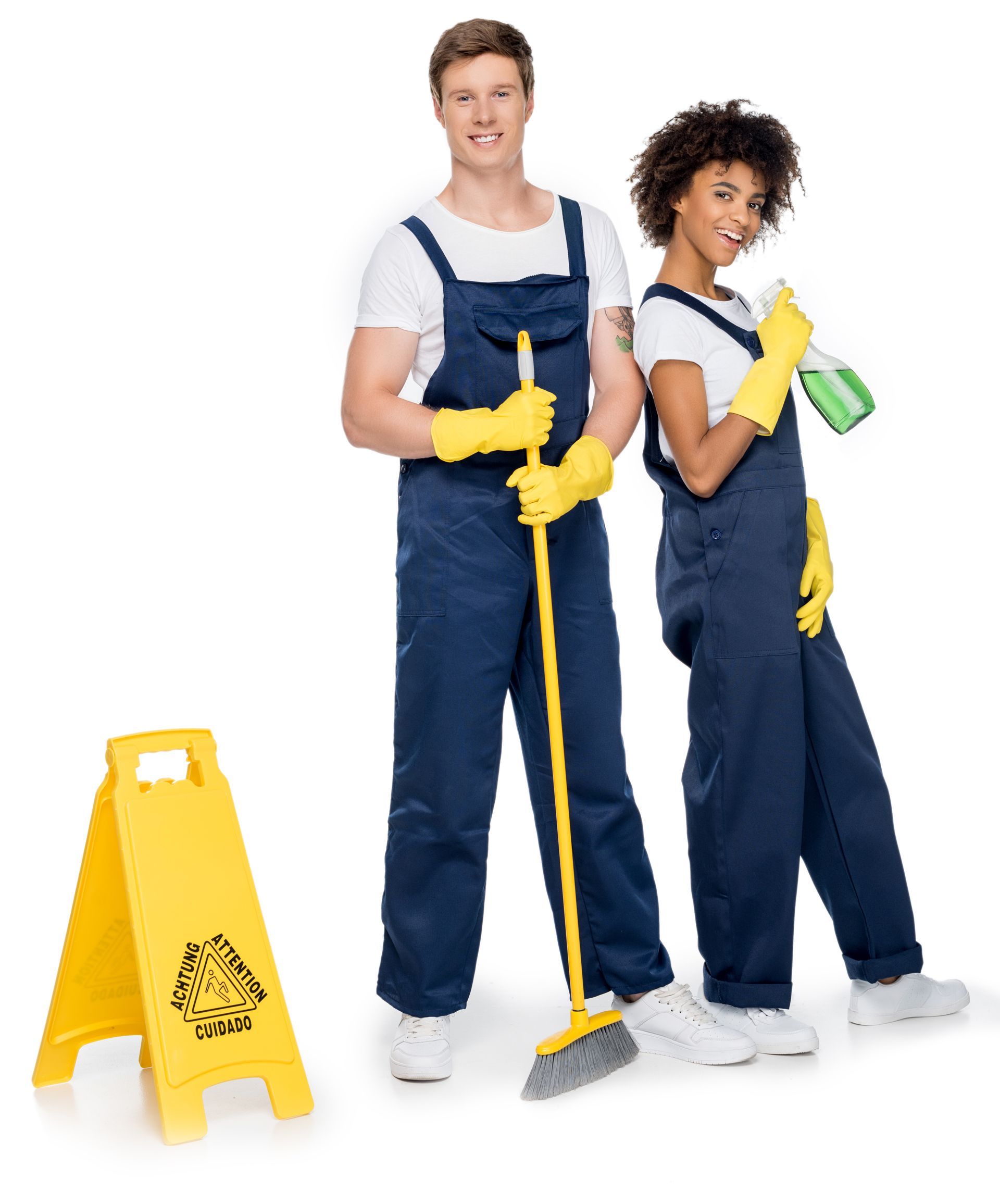 Cleaning team