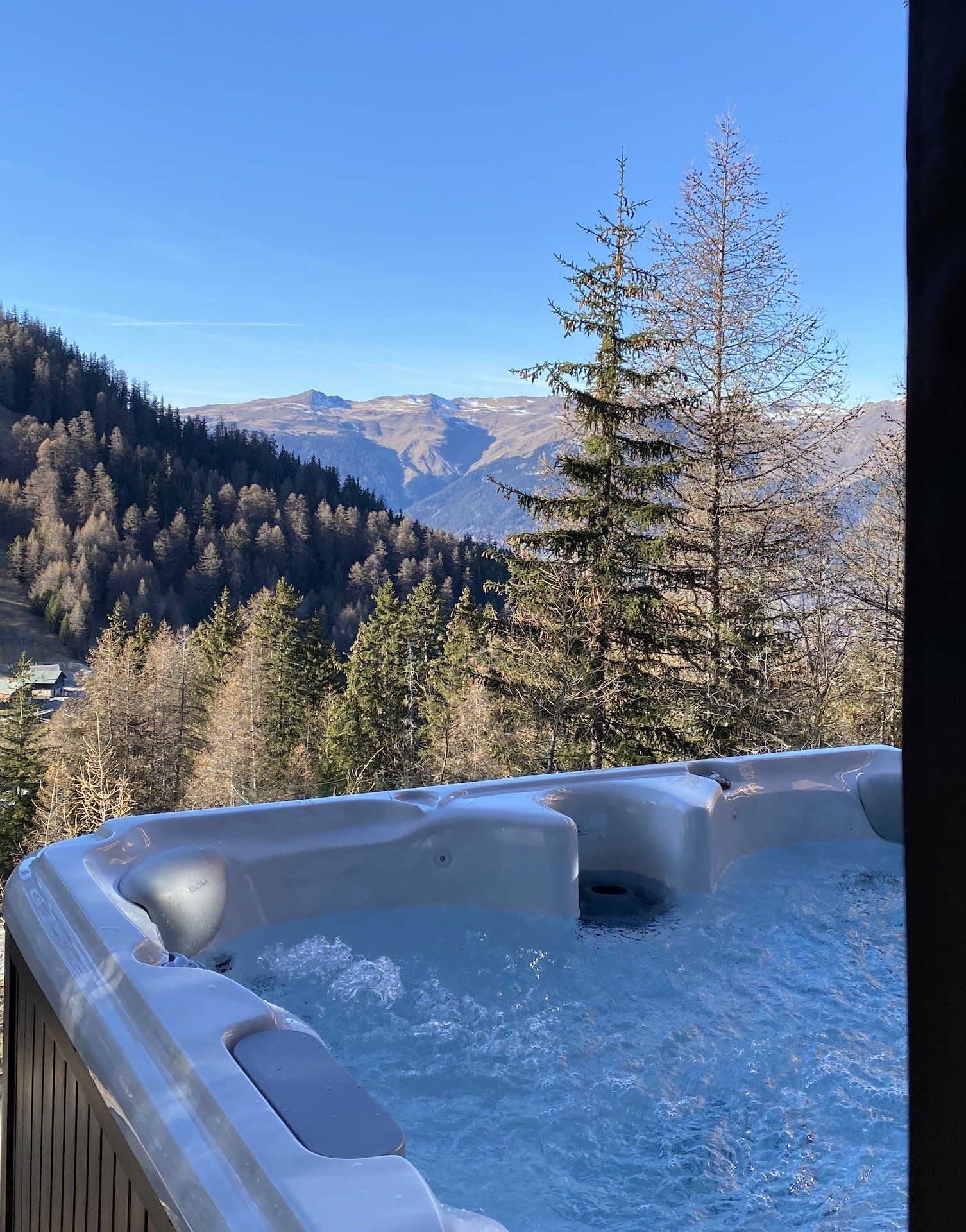 Chalet Marmotte Hot Tub Views