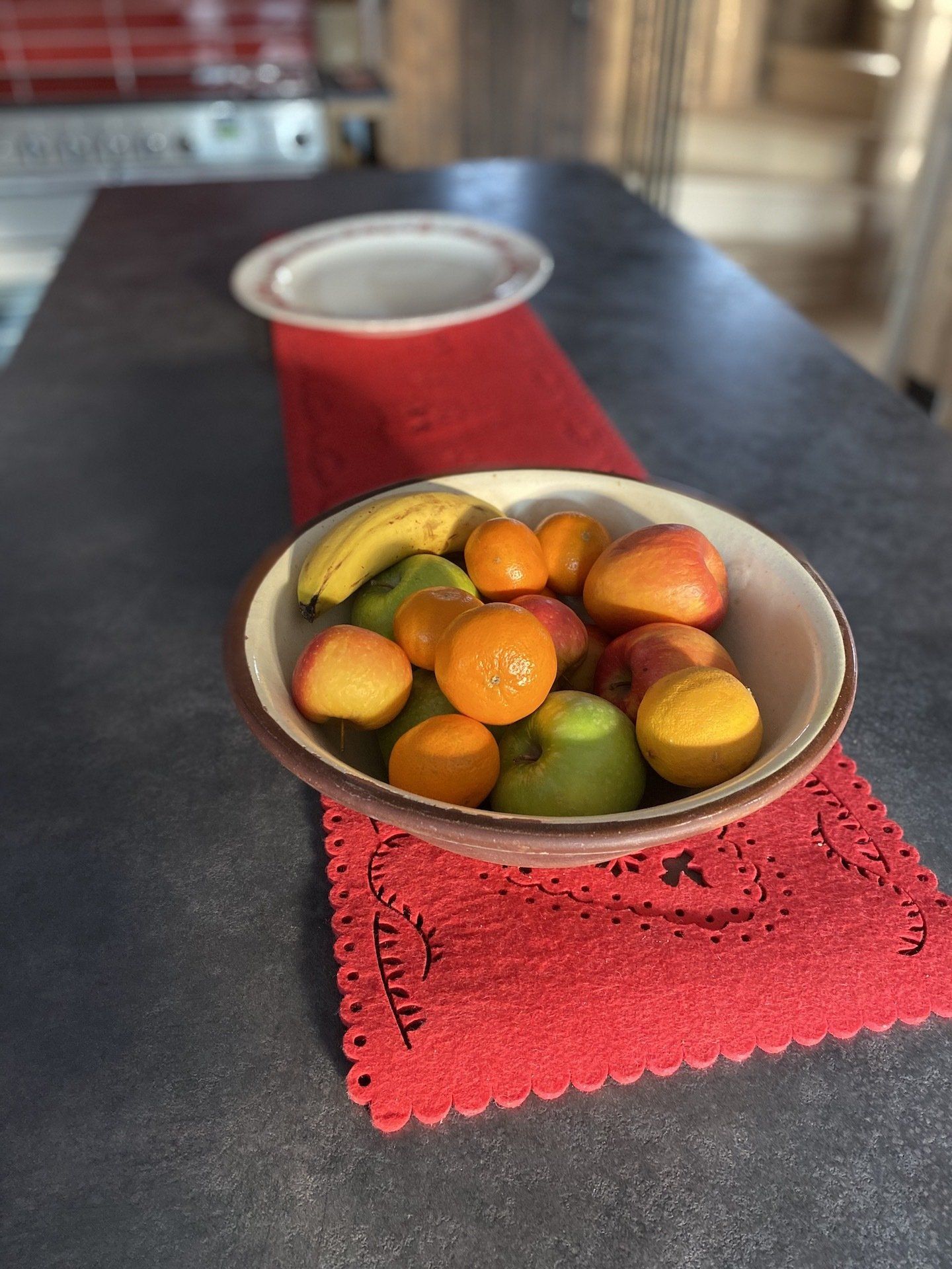 Chalet Marmotte -Fruit on the Kitchen Island
