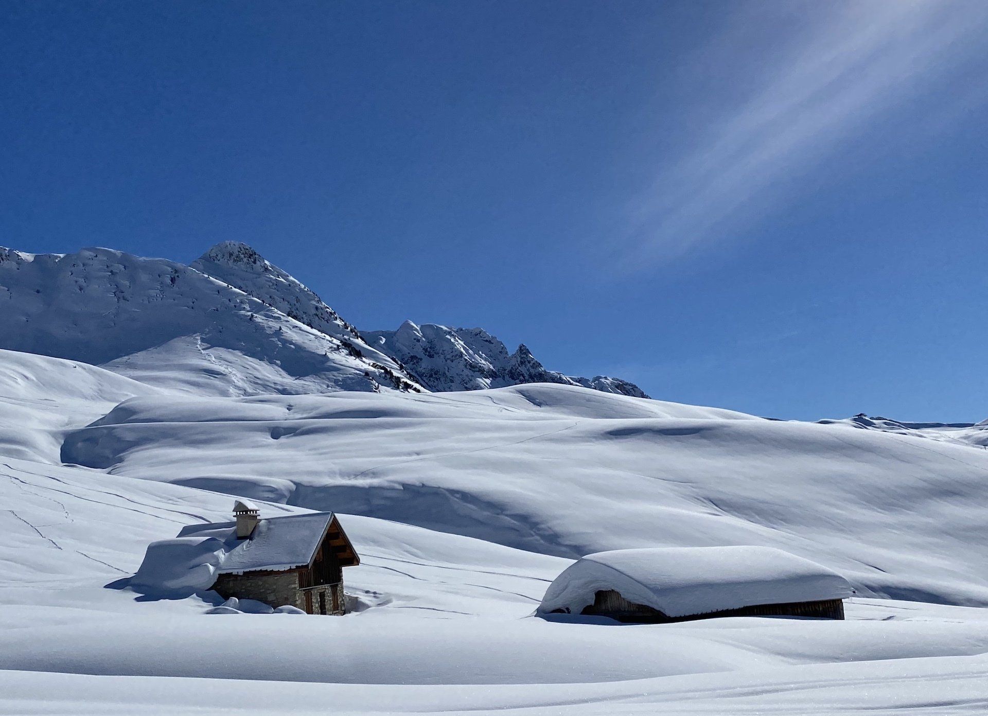 La Plagne Alpages in the Snow