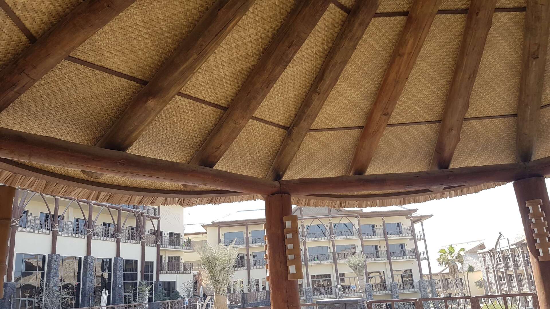 Fiber Reed is our synthetic thatch option that emulate & imitate traditional reed style thatch 5