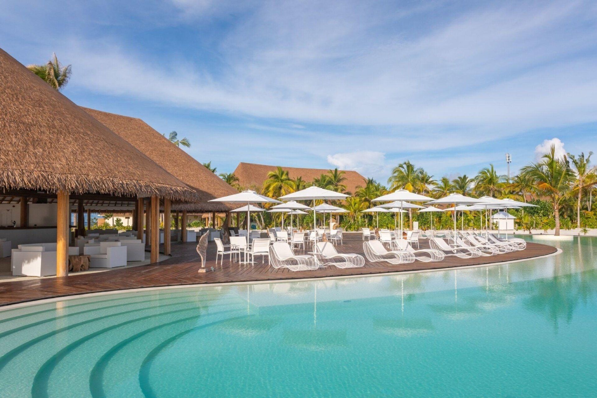 Resort pool view