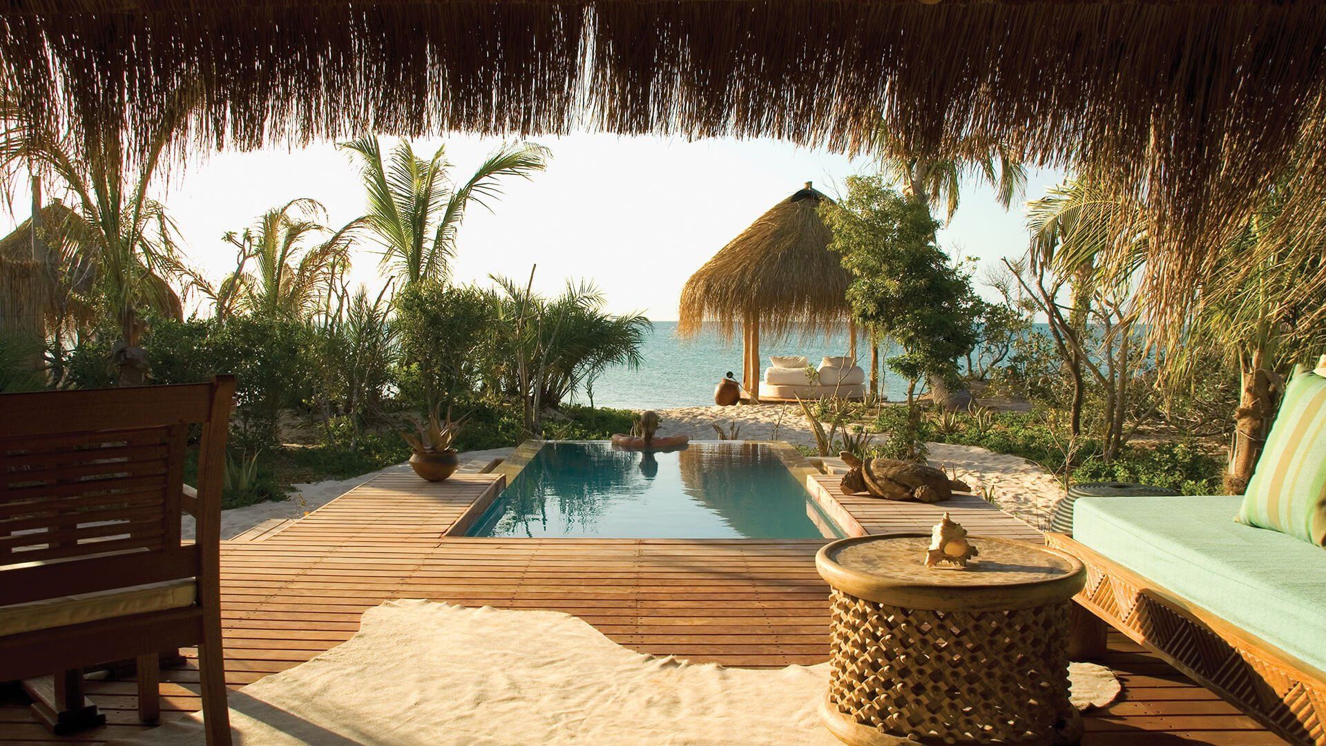 fiber thatch roofing