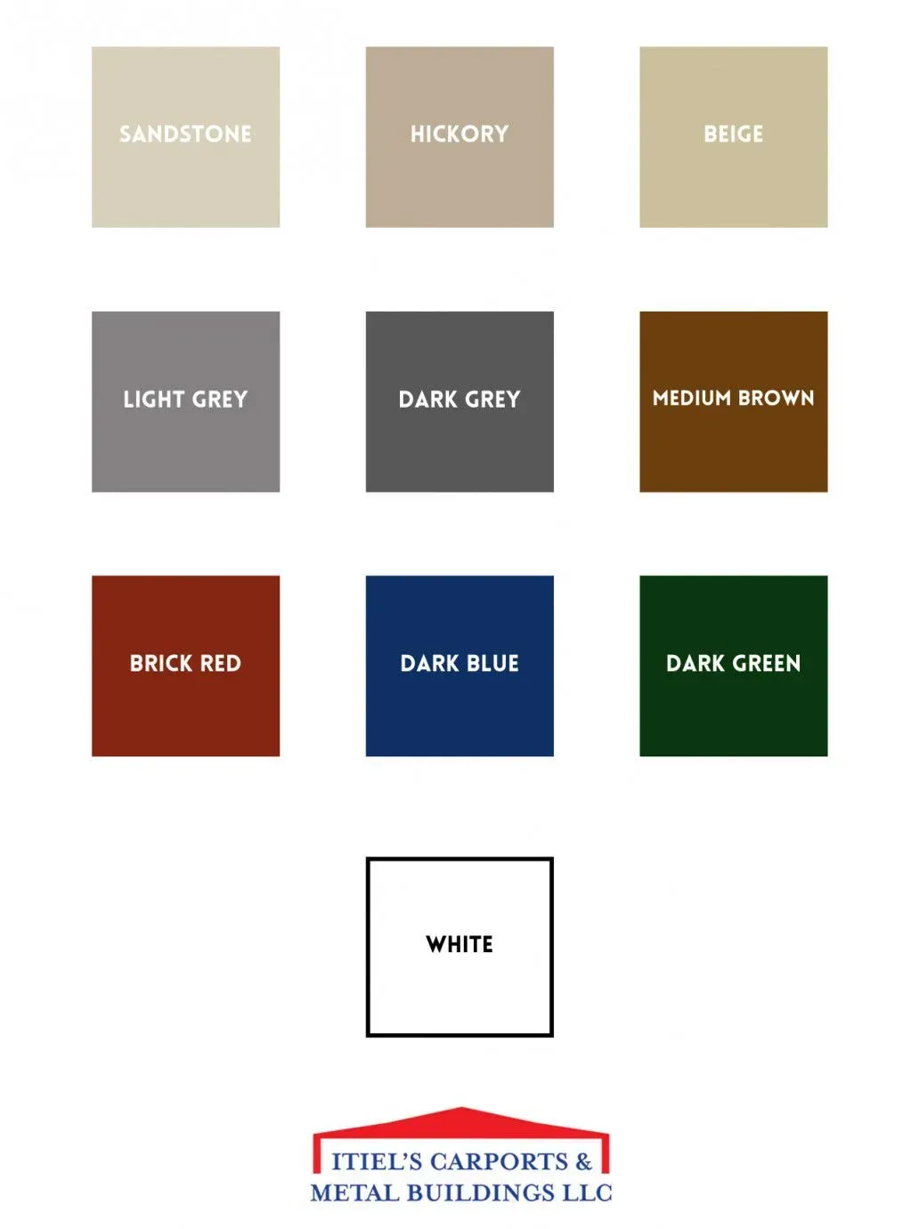 There are many different shades of paint that can be used on a building.