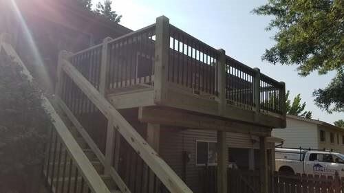 Elevated deck on a nice sunny day — Fenton, MO — SRP Home Improvement