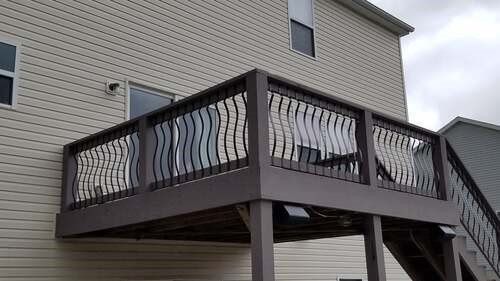 Nice brown elevated deck — Fenton, MO — SRP Home Improvement