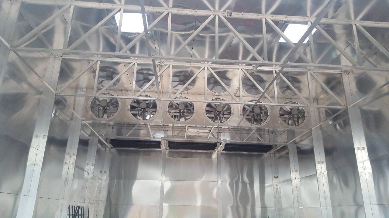 Medienos džiovyklos aliuminiuose karkasiniuose pastatuose