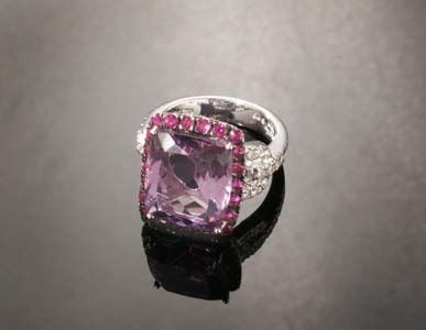 Pink Square Ring