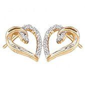 Gold with Diamonds Earrings — jewelry store in Santa Barbara, CA