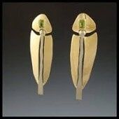Gold with emerald Earrings — jewelry store in Santa Barbara, CA